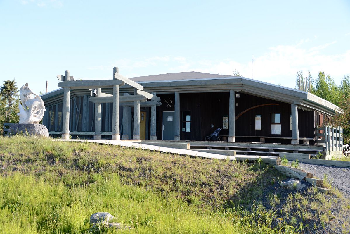 08C Outside The Western Arctic Regional Visitor Centre In Inuvik Northwest Territories